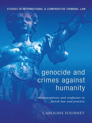 cover image of Genocide and Crimes Against Humanity
